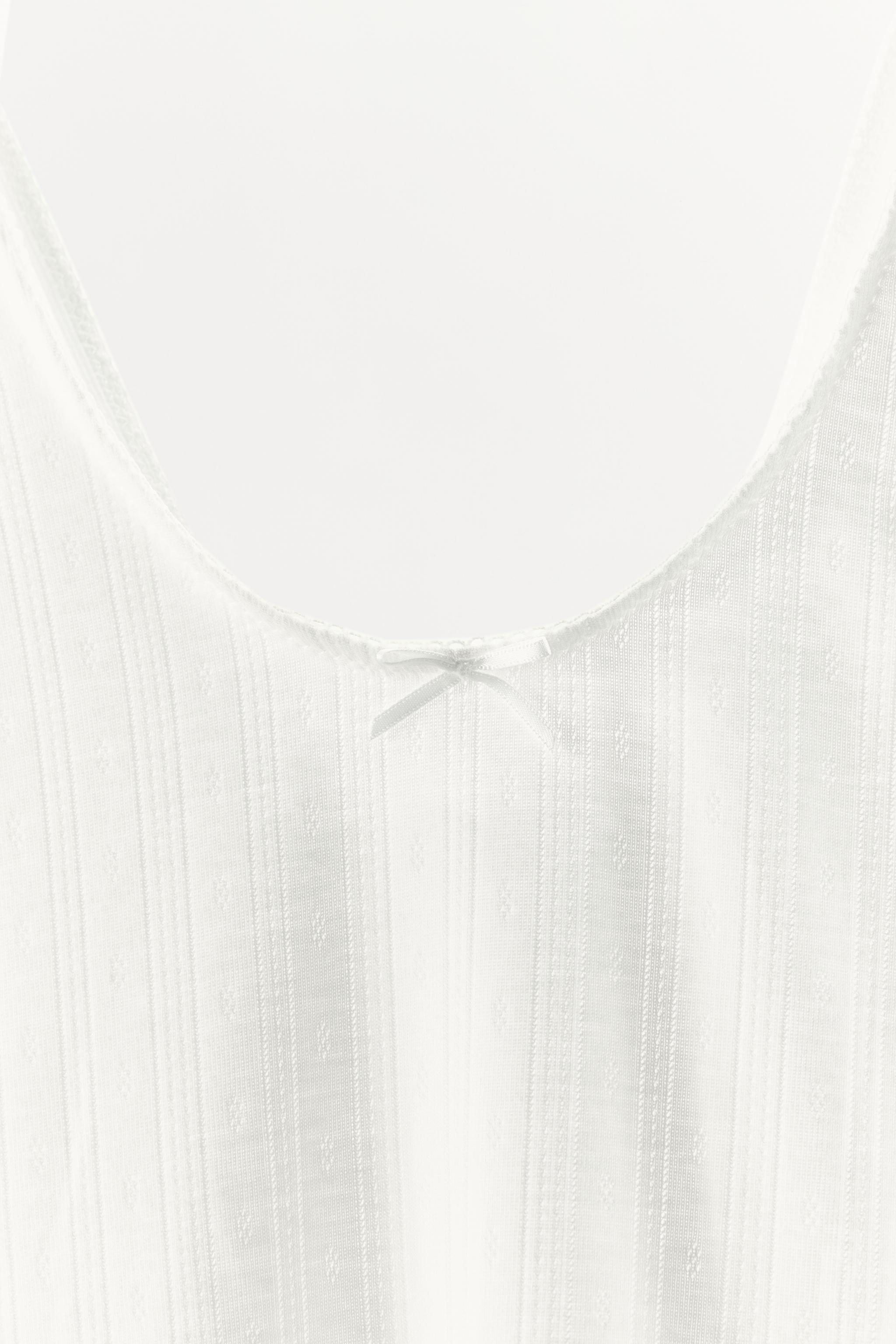 POINTELLE BOW TOP